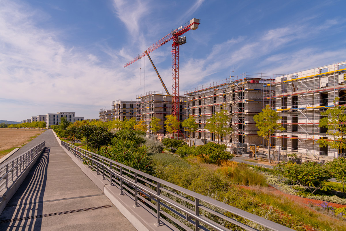 Neubau MFH mit TG,  Hubland II - Stadtbau- Foto: xtrakt media GmbH, Lukas Seufert